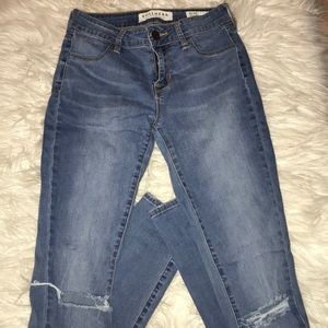 Pacsun bullhead mid rise jogging jean